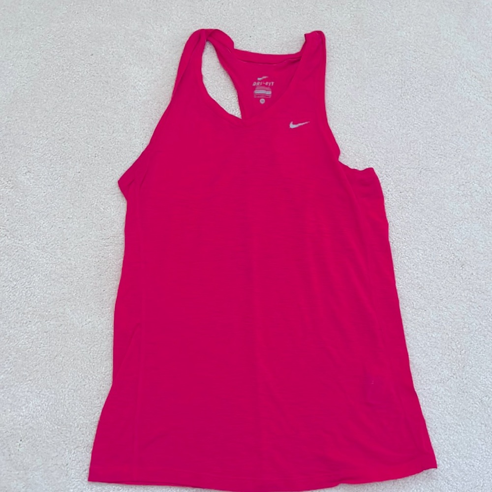 Nike Dri-fit workout tank, raspberry color, size M